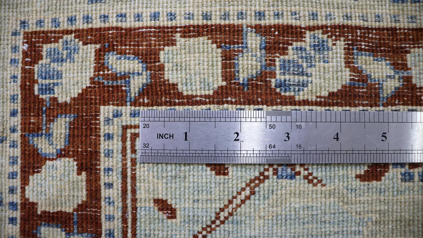 8x10 Ft Bidjar Area Rug, Blue Afghan Hand Knotted Wool Traditional Carpet, Rugs For Living Room, Bedroom Rug, Dining Table Rug, Oriental Rug