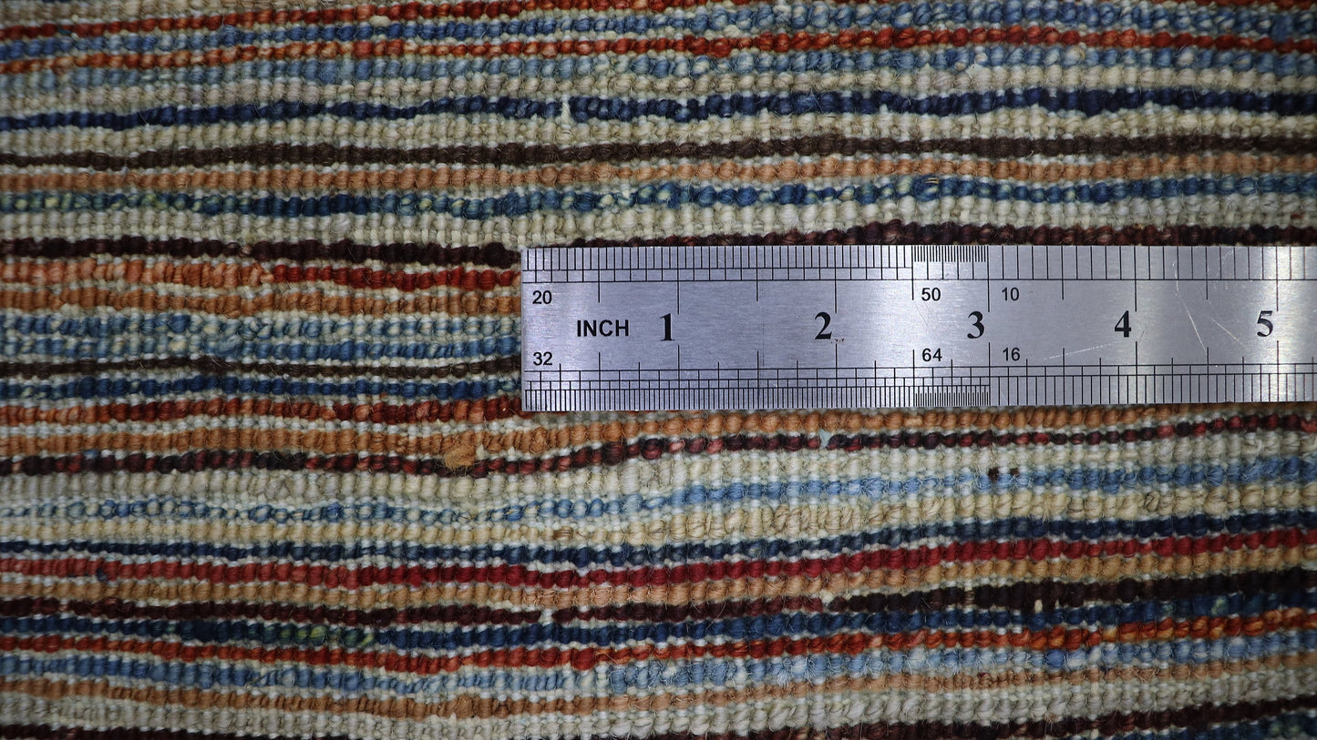 6x10 Ft Abstract Gabbeh Area Rug, Afghan Hand Knotted Wool Transitional Rectangle Carpet, Rug For Living Room, Bedroom Rug, Dining Table Rug