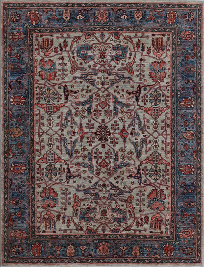 5x6 Ft Bidjar Arabesque Area Rug, Persian Hand Knotted Wool Traditional Rectangle Area Carpet, Rugs For Living Room, Bedroom Rug, Office Rug