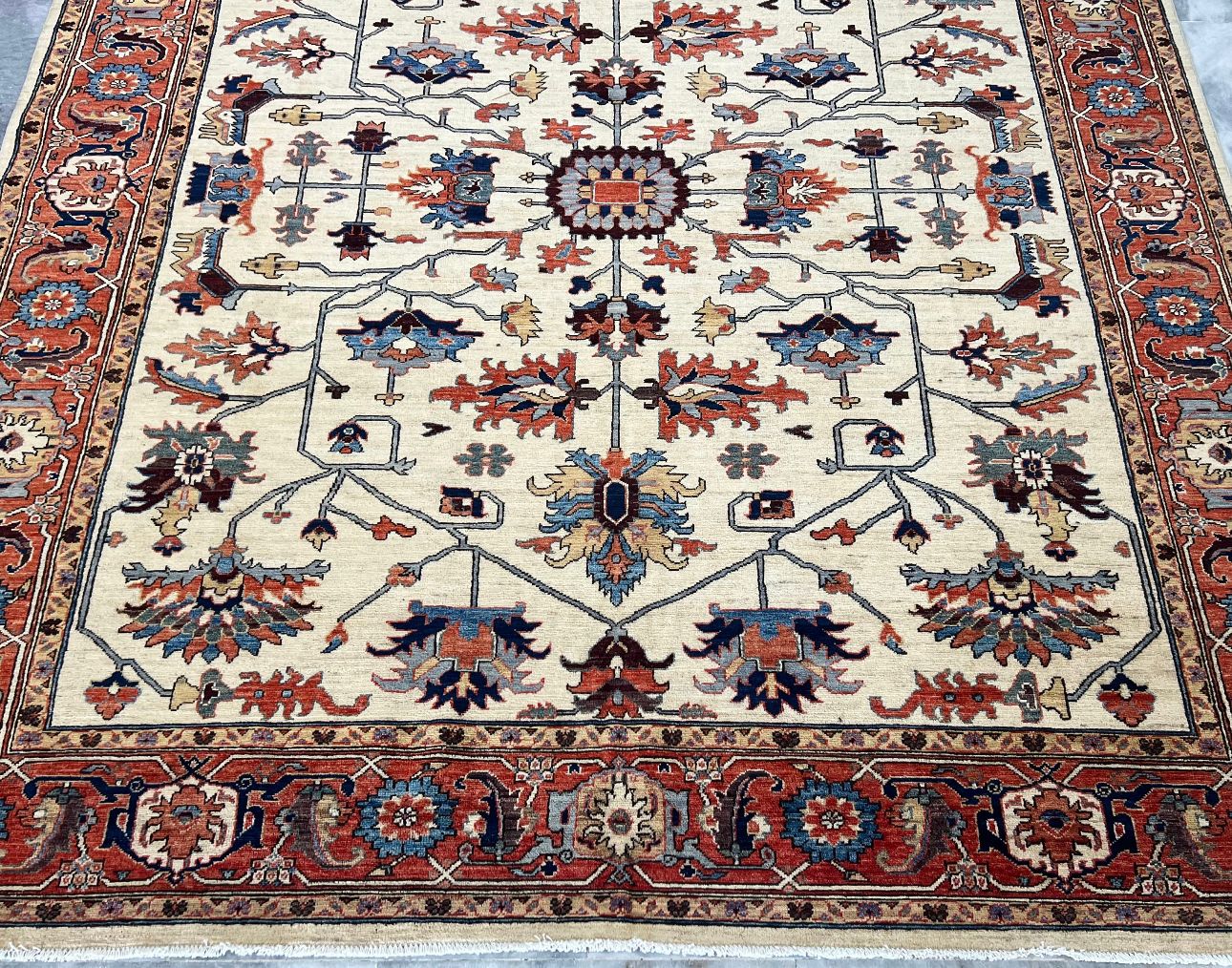 8x10 Ft Serapi Hand Knotted Afghan Traditional Area Rug