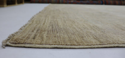 9x12 Ft Beige Gabbeh Hand Knotted Area Rug