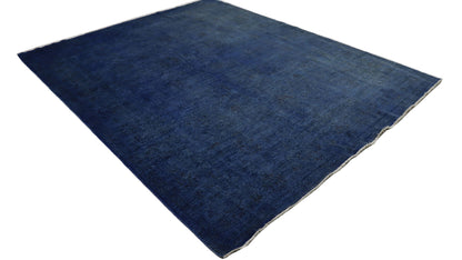 8x10 Ft Blue Gabbeh Afghan Hand Knotted Area Rug