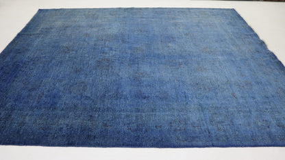 8x10 Ft Blue Gabbeh Afghan Hand Knotted Area Rug