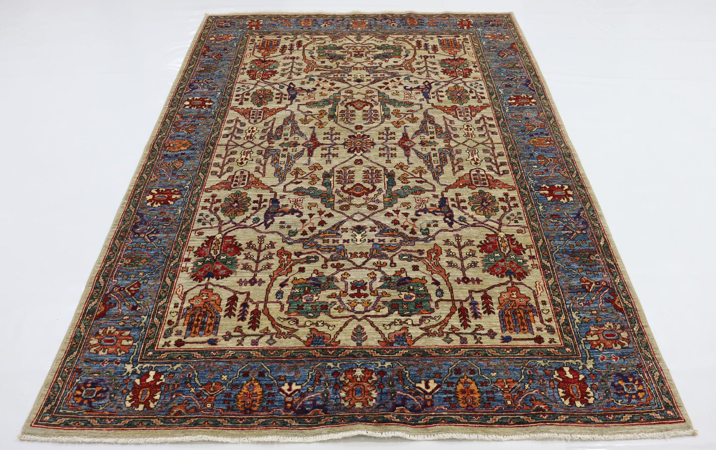 6x9 Ft Multicolor Bidjar Afghan Hand Knotted Traditional Area Rug