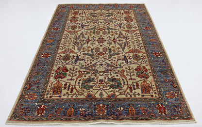 6x9 Ft Multicolor Bidjar Afghan Hand Knotted Traditional Area Rug