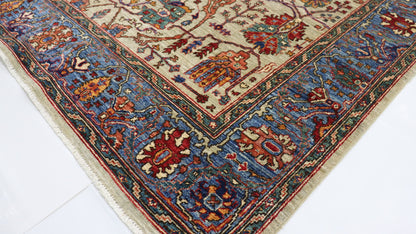 6x9 Ft Multicolor Bidjar Afghan Hand Knotted Traditional Area Rug