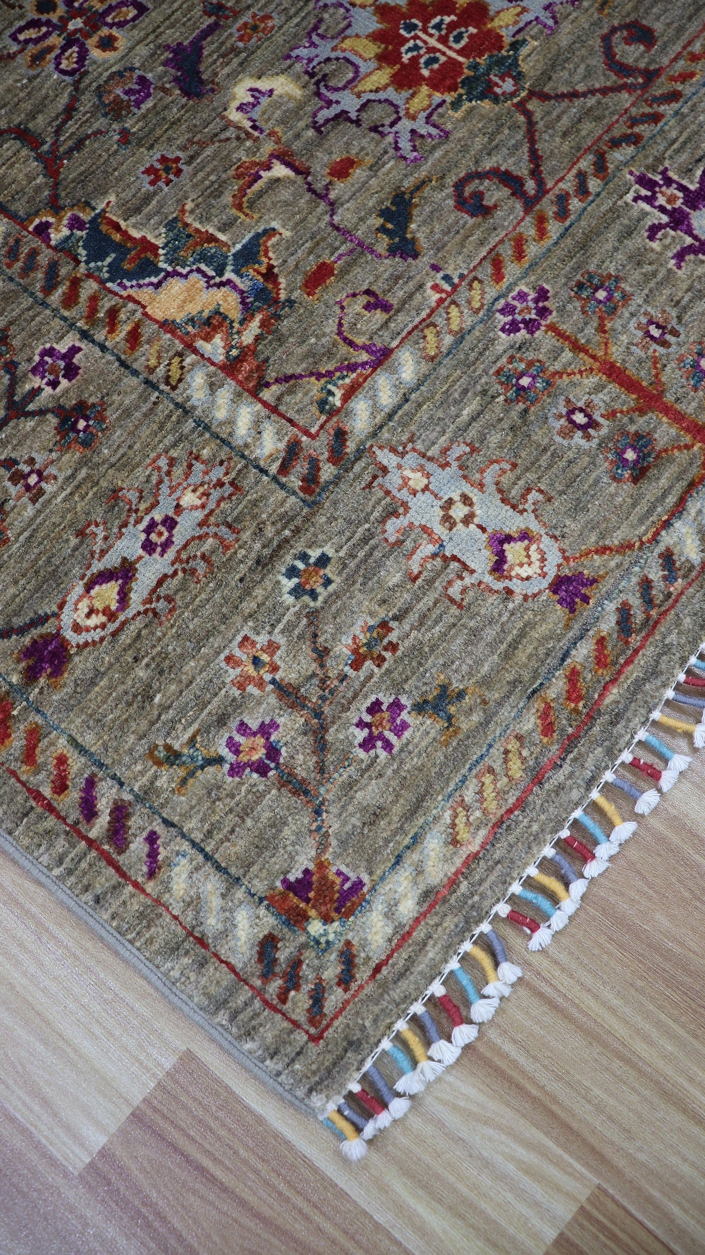 3x5 ft Gabbeh Small Area Rug, Afghan Hand Knotted Natural Wool Traditional Carpet, Rugs For Entryway, Bathroom Rug, Doorway Rug, Kitchen Rug