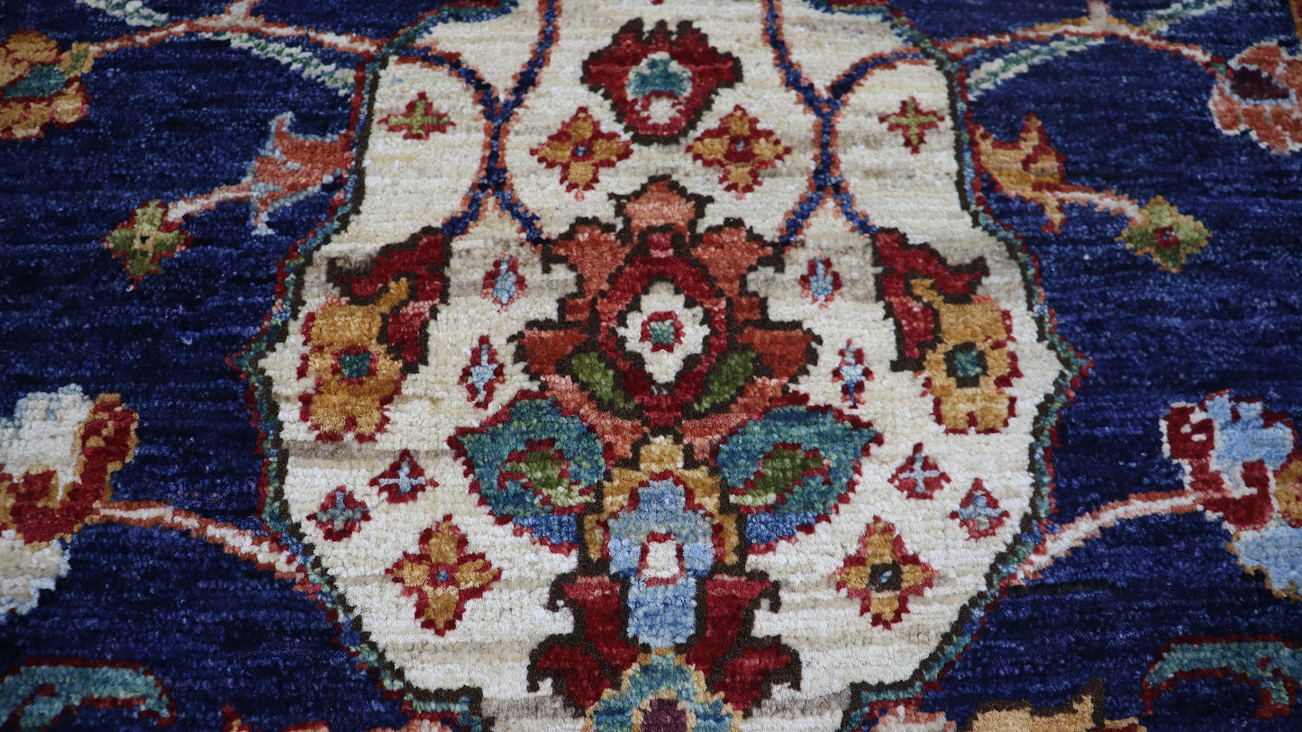 2x3 Ft Floral Small Area Rug, Afghan Hand Knotted Wool Traditional Rectangle Carpet, Entryway Rug, Kitchen Rug, Bathroom Rug, Doorway Rug