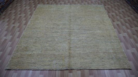 8x10 Ft Beige Abstract Area Rug, Afghan Hand Knotted Wool Transitional Rectangle Carpet, Rugs For Living Room, Bedroom Rug, Dining Table Rug